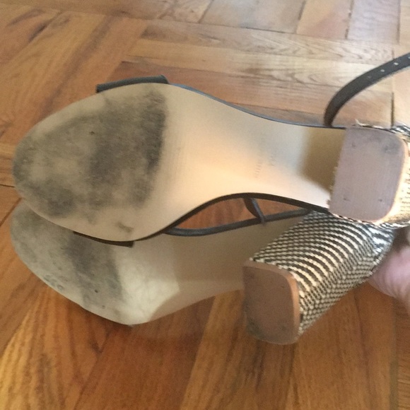 Nine west open toe heel - Picture 3 of 4